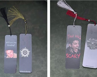 Supernatural Dean Winchester Bookmark with Tassel