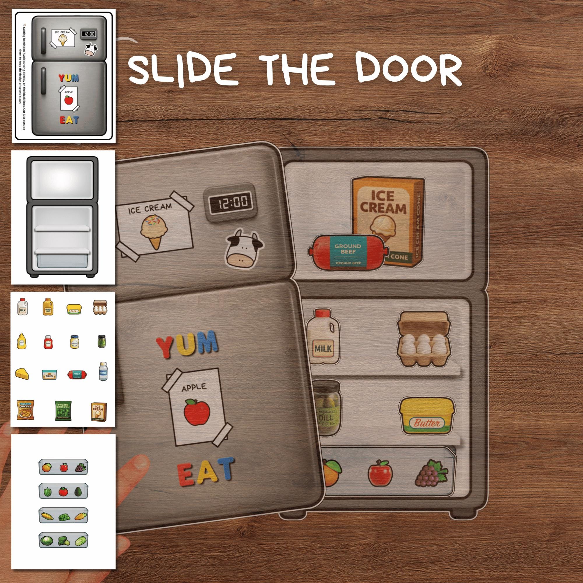 Printable Fridge Playset for Dramatic Play – Sort, Stack & Layer ...