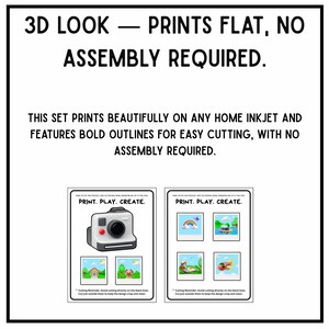 Dramatic Play Instant Camera Set – Printable Pretend Play Polaroid ...