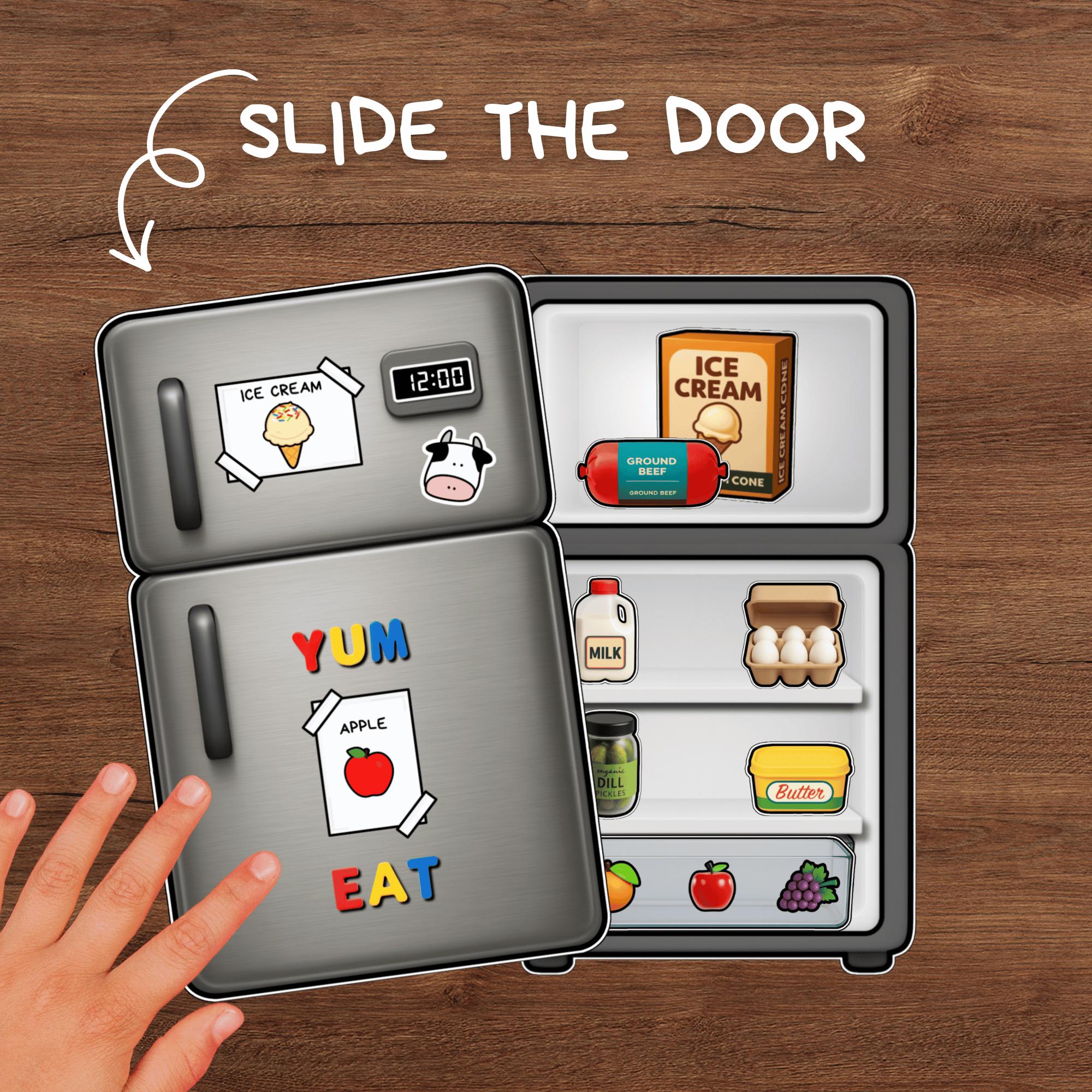 Dramatic Fridge Printable Fridge Playset for Dramatic Play – Sort, Stack & Layer ...