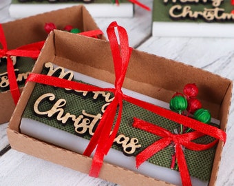 Personalized Christmas Scented Soap Favors, Custom Christmas Gifts, New Year,Noel,X-mas,Christmas Favors, Merry Christmas Favors Coworkers