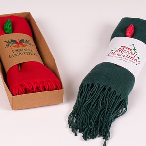 Personalized Christmas Shawl, High Quality Pashmina Shawl Scarf, Bridesmaid Shawl, Pashmina Wrap Shawls for her, New Year Noel Shawl Scarves