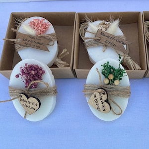 Handmade Soap Wedding Favors for Guests, Bridal Shower Soap Favors, Personalized Soap Favors, Baby Shower Soap Favor, Unique Wedding Favors