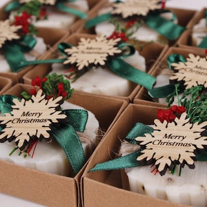 Christmas Scent Soap Favors| Personalized Christmas Gifts | Custom Christmas Favors | Christmas Table  | New Year Merry Christmas Favors