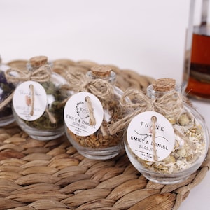 Wedding Tea Favors for Guests, Bulk Gifts, Rustic Wedding Favor