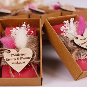 Handgemachte Seife Hochzeit Gefälligkeiten für Gäste, Brautparty Seifen Bevorzugungen, personalisierte Seifen Bevorzugungen, Babyparty Seifenbevorzugung, einzigartige Hochzeitsbevorzugungen
