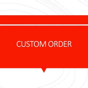 CUSTOM order or SHIPPING fee image 2