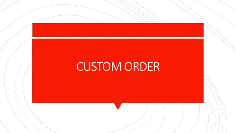 CUSTOM order or SHIPPING fee image 2