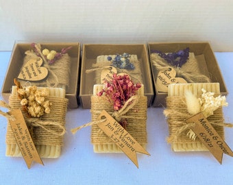 Wedding Soap Favors | Wedding Favors for Guests in Bulk | Bridal Shower Soap favors | Personalized Soap favors | Rustic Soap Favors