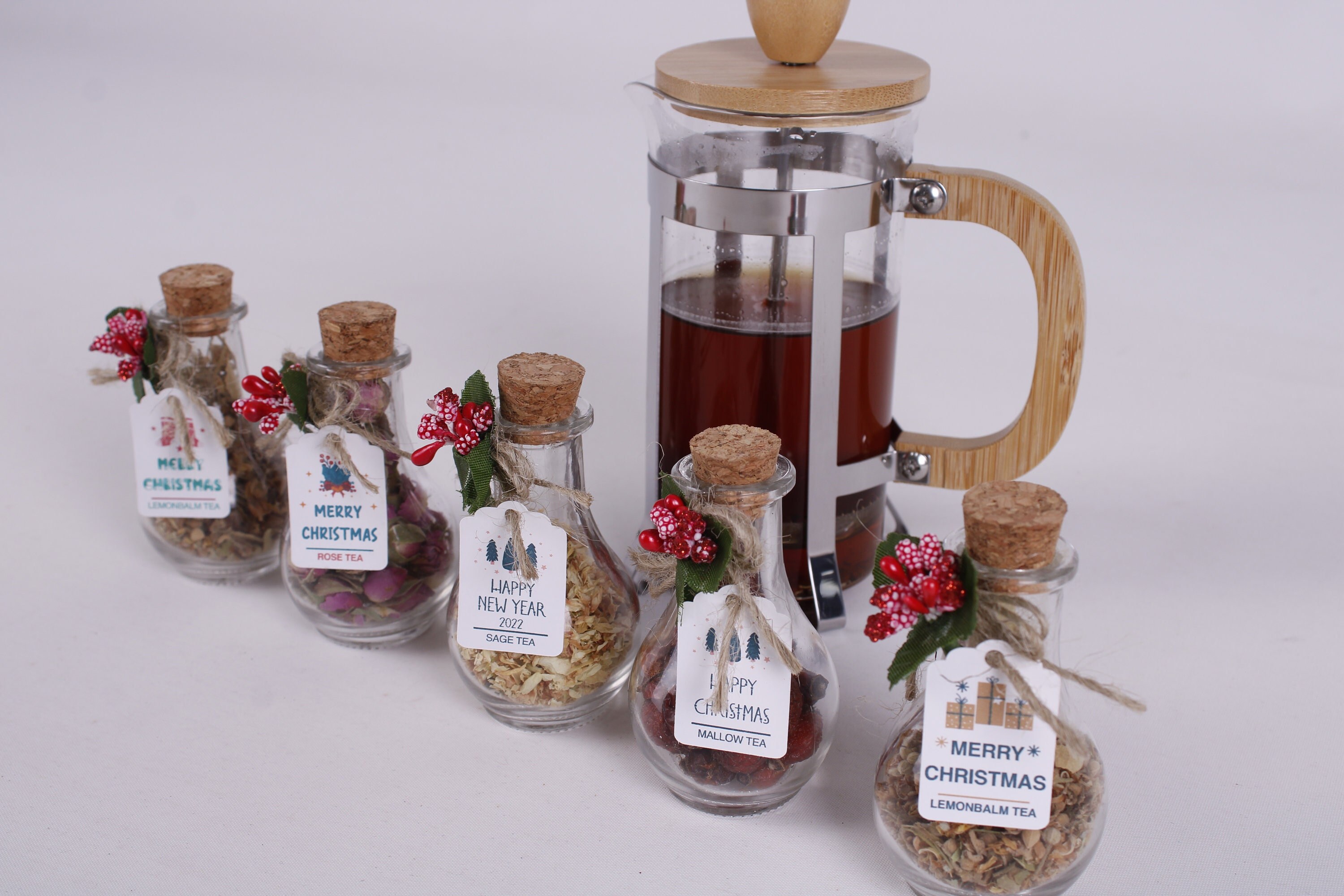 Christmas Tea Favors for Guests Personalized Bulk Gifts Etsy UK