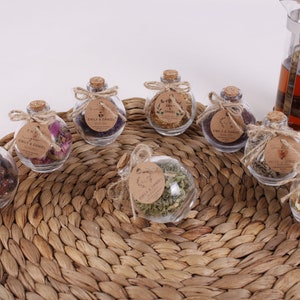 Wedding Tea favors for guests, Personalized Bulk gifts, Rustic wedding favor, Loose Leaf Tea Favor, Tea jars, Unique gift, Herbal Tea gifts image 9