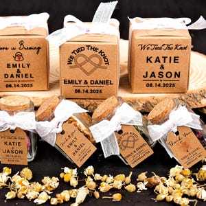 Wedding Favors, Loose Leaf Tea, Bridal Shower Favors, Herbal Tea Favors, Wedding Gifts, Engagement Party, Tea Party, Wedding Guest Gifts
