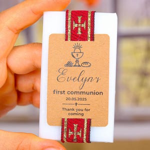 Personalized Baptism Soap Favors, Christening Favors, 1st Communion Gifts, Baby Shower Favors, Party Favors for Guests, Thank You Gifts