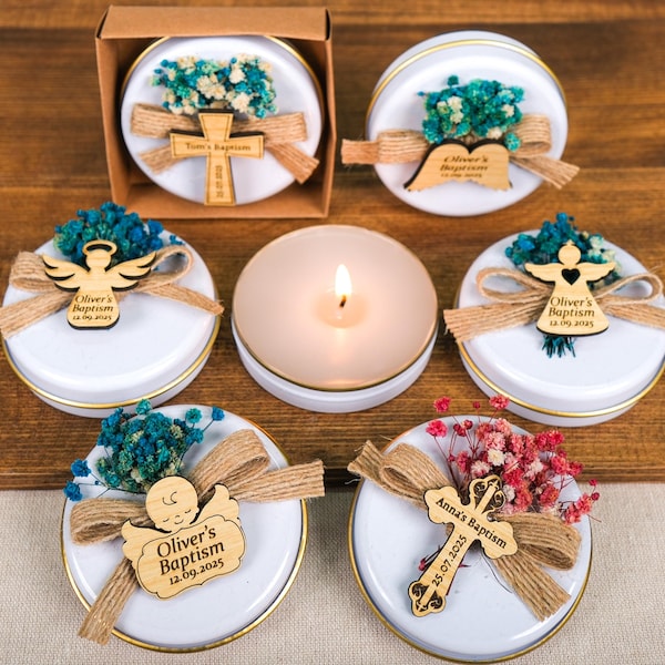 Velas personalizadas para bautizo, regalos de vela, vela perfumada, vela de bautizo, vela personalizada, baby shower, primera comunión, regalo de bautizo