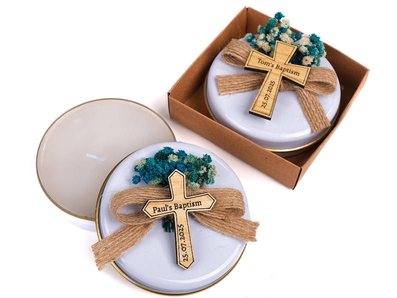 Custom Candle Baptism Favors, Candle Favors, Scented Candle, Baptism Candle, Personalized Candle, Baby Shower, First Communion, Baptism Gift