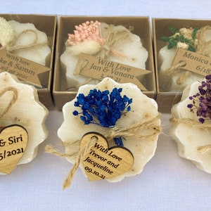 Handmade Soap Wedding Favors for Guests | Bridal Shower Soap favors | Personalized Soap favors | Rustic Lavender Soap|Baby Shower Soap Favor