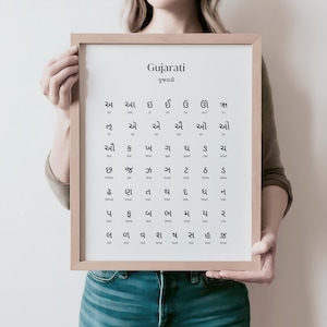 Hindi Alphabet Printable Art, Hindi Varnamala Alphabet Chart Digital Print, Educational Wall Art, India Poster, Learn Hindi Instant Download