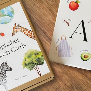 ABC Nature Flashcards, Nature Scavenger Hunt Activity, Nature Unit Study, Homeschool Cards, Toddler Outdoor Play, Nature Alphabet Cards