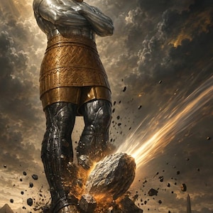 Colossus Feet Destroyed Video | Biblical Prophecy Cinematic Clip | Commercial License