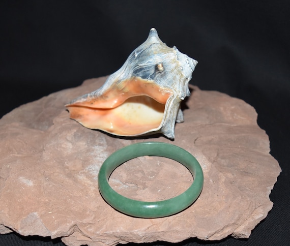 Solid Nephrite Jadeite Bangle - image 1