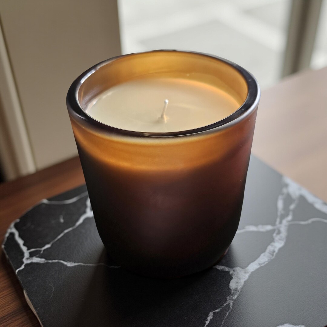 Amber Jar Candle | Apothecary Style | Coconut Soy Wax Candle - Etsy