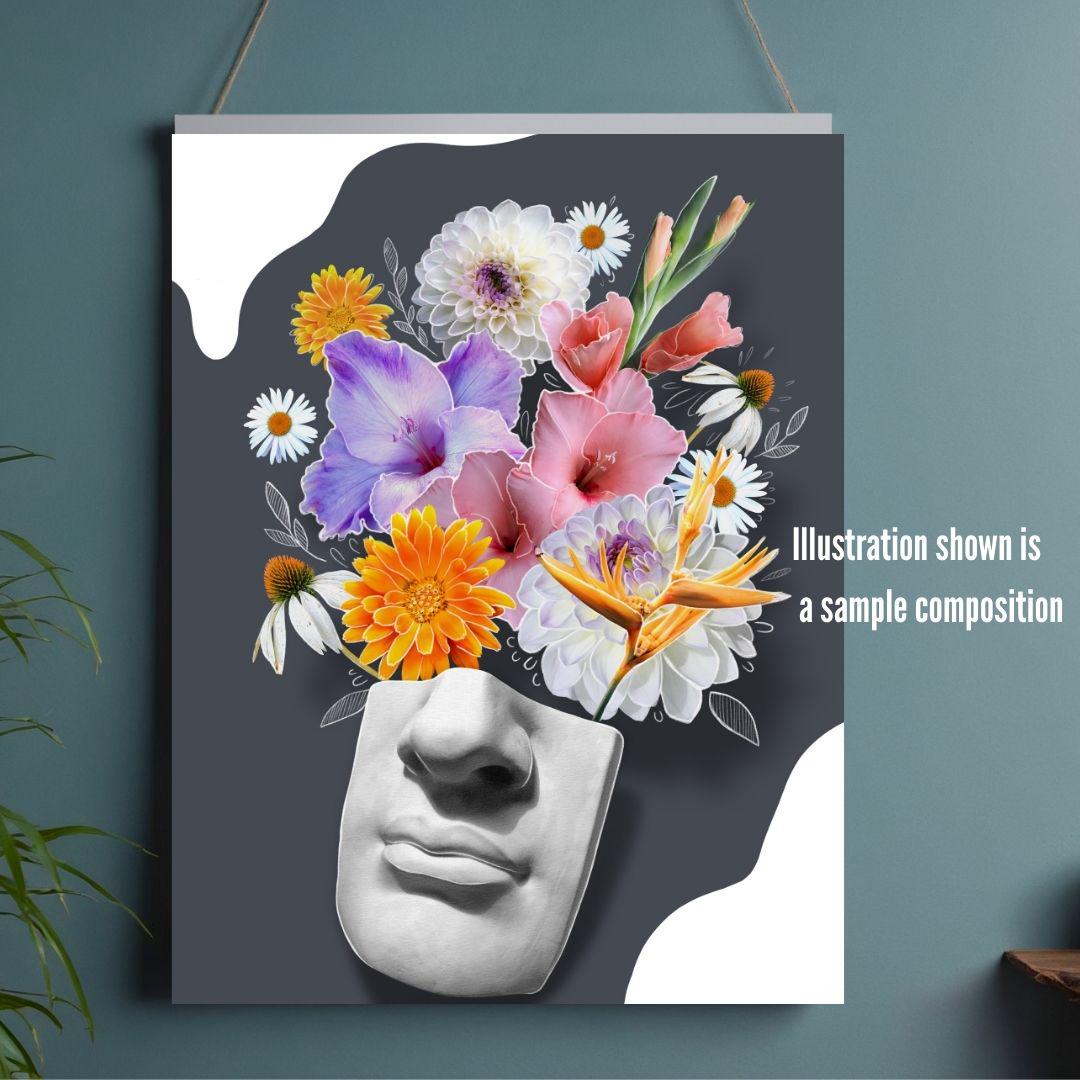 Personalized Abstract Memory Art Print, Custom Collage (digital ...