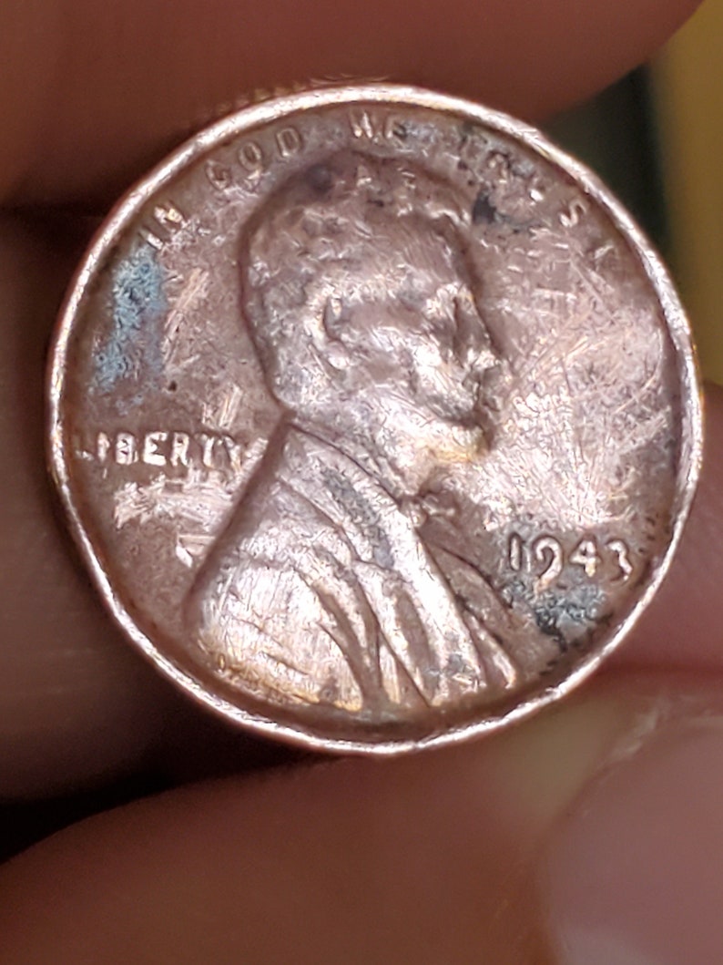 1943 Copper Penny 3.1g Etsy
