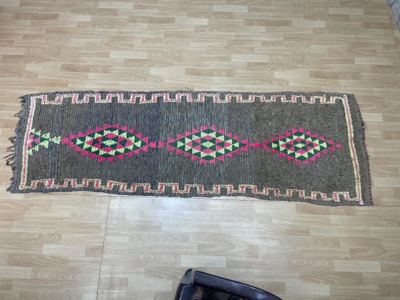 Handmade Rug Runner for Kitchen Decor Brown Etsy Canada