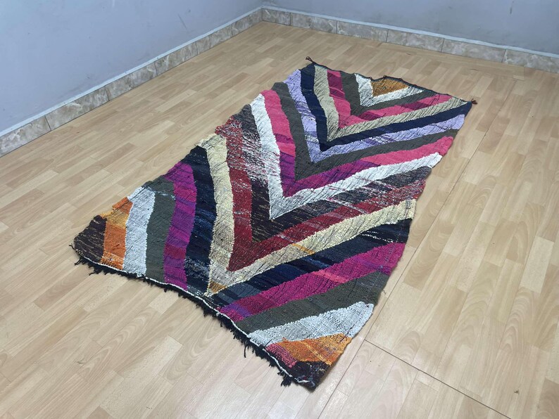 Stairs Carpet Kilim, Moroccan Rug Blue, Beige Rug Bathroom