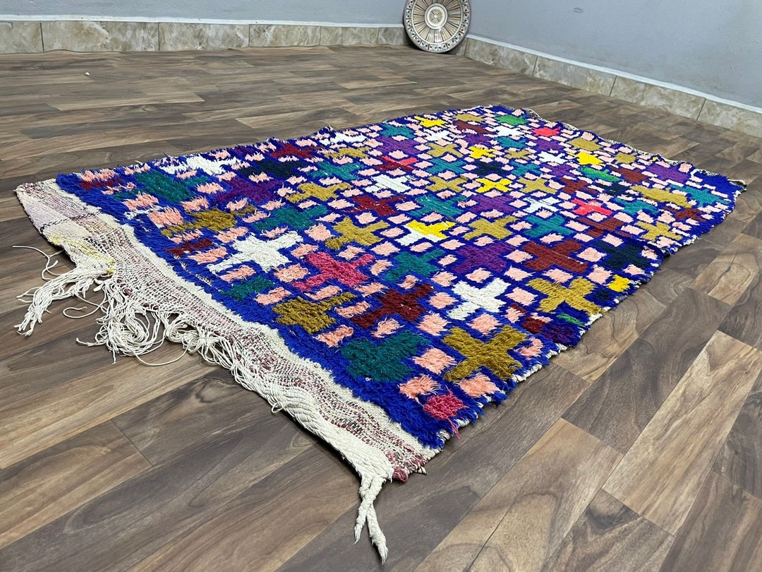 Hallway Runner Rug Moroccan Vintage Morocco Runnercheckered Runner