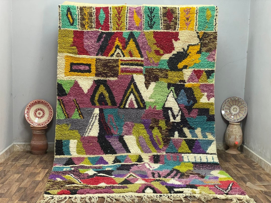 Colorful Rugs Bedroom Modern 8x14 - Personalized Gift for Wife ...