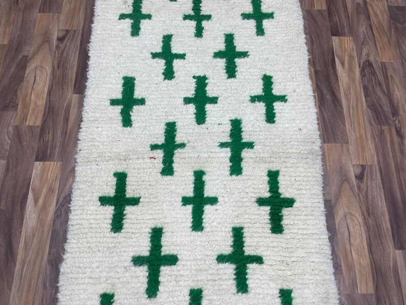 Arabic Custom Rug Runner, Hand Made Rug for Kitchen, Artistic Wool
