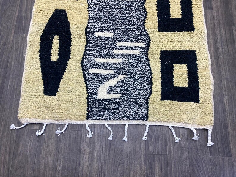 Handmade Moroccan Custom Area Rug, Bedroom Rug 8x10 Chunky Decor Etsy