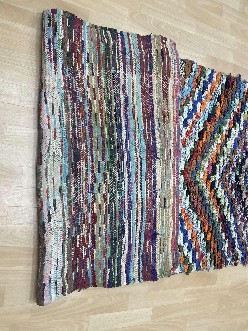 Outdoor Boucherouite, Boucherouite Rug, Boucherouite Runner Rug