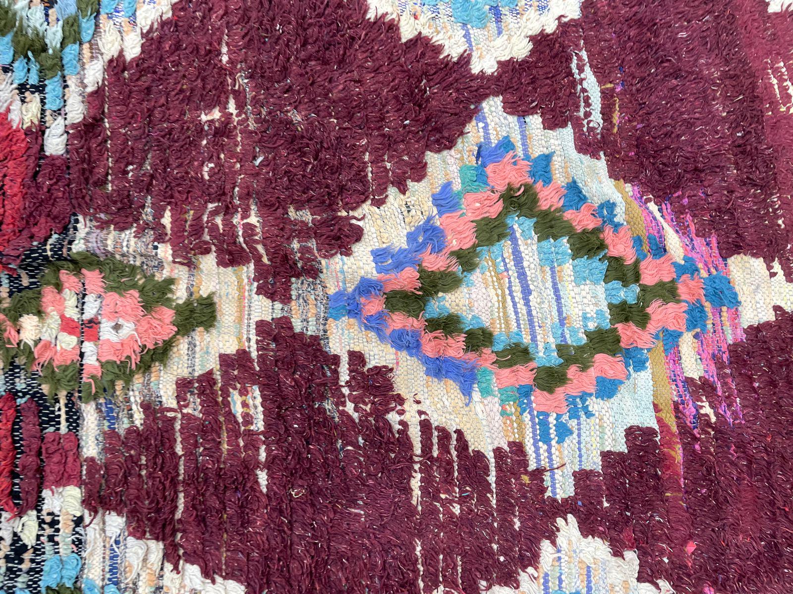 希少・手織り】モロッコ製 ベルベルラグ／ハンドメイド・未使用 手織り