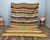 Hanbel - Morocco Rug - Authentic Handmade Hanbel - Abstract Morocco Rug - Beni Ourain Rug - Boho Chic Rug - Morroco Carpet