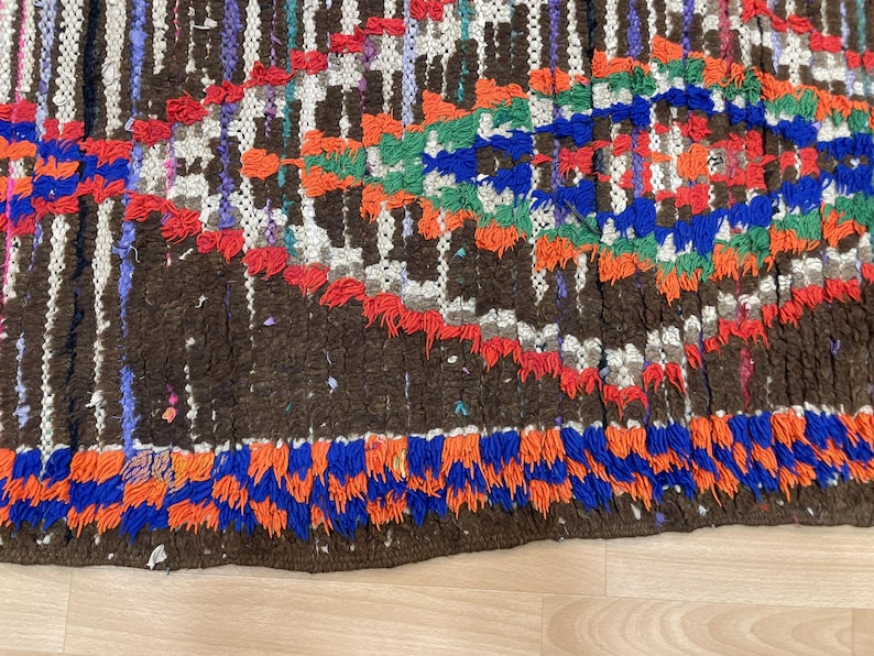 Amazing Azilal Brown Rug Runner for Kitchen Decor Aesthetic Etsy Canada