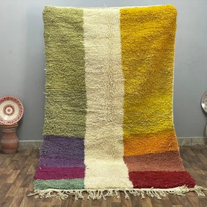 Gorgeous Abstract Rug Living Room, Moroccan Bed Side Rug, Colorful Area Rug 10 X 14
