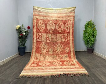 Morrocan Rug, Berber Rug Wool 5x10 - Bohemian Area Rug  - Floor Rug Bedroom - Handmade Vintage Rug - Home Decor Gift For Her