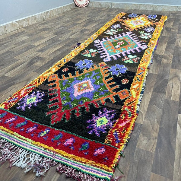 ColorFul Rug ATERGcrochet pattern - contenporary aesthetic rug - Azilal Rug - moroccan ivory rug - beni ourain rug home living gift