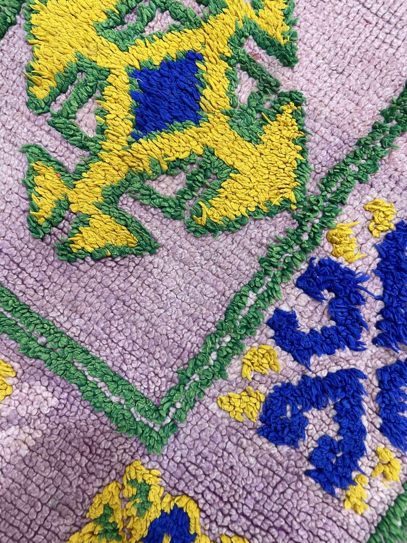 Outdoor Rug Runner, Cute Doormat Wedding Gift, Vintage Carpet, Bathroom