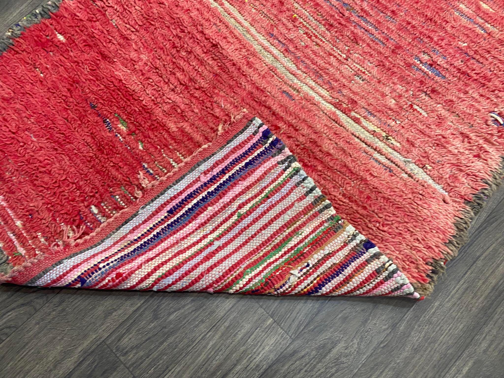 【vintage】229cm×164cm ベルベル人作　モロッコ産　ヴィンテージ vintage】229cm×164cm ベルベル人作 モロッコ産 ヴィンテージ