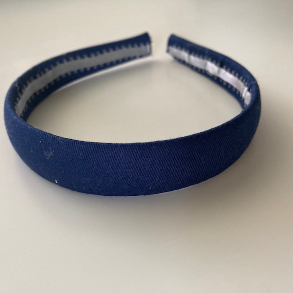 Navy Blue Headband Etsy