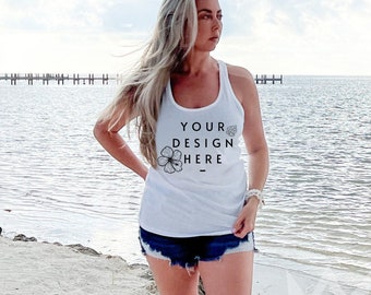 Racerback Tank Top Mockup | Next Level 1533 (Digital Download)