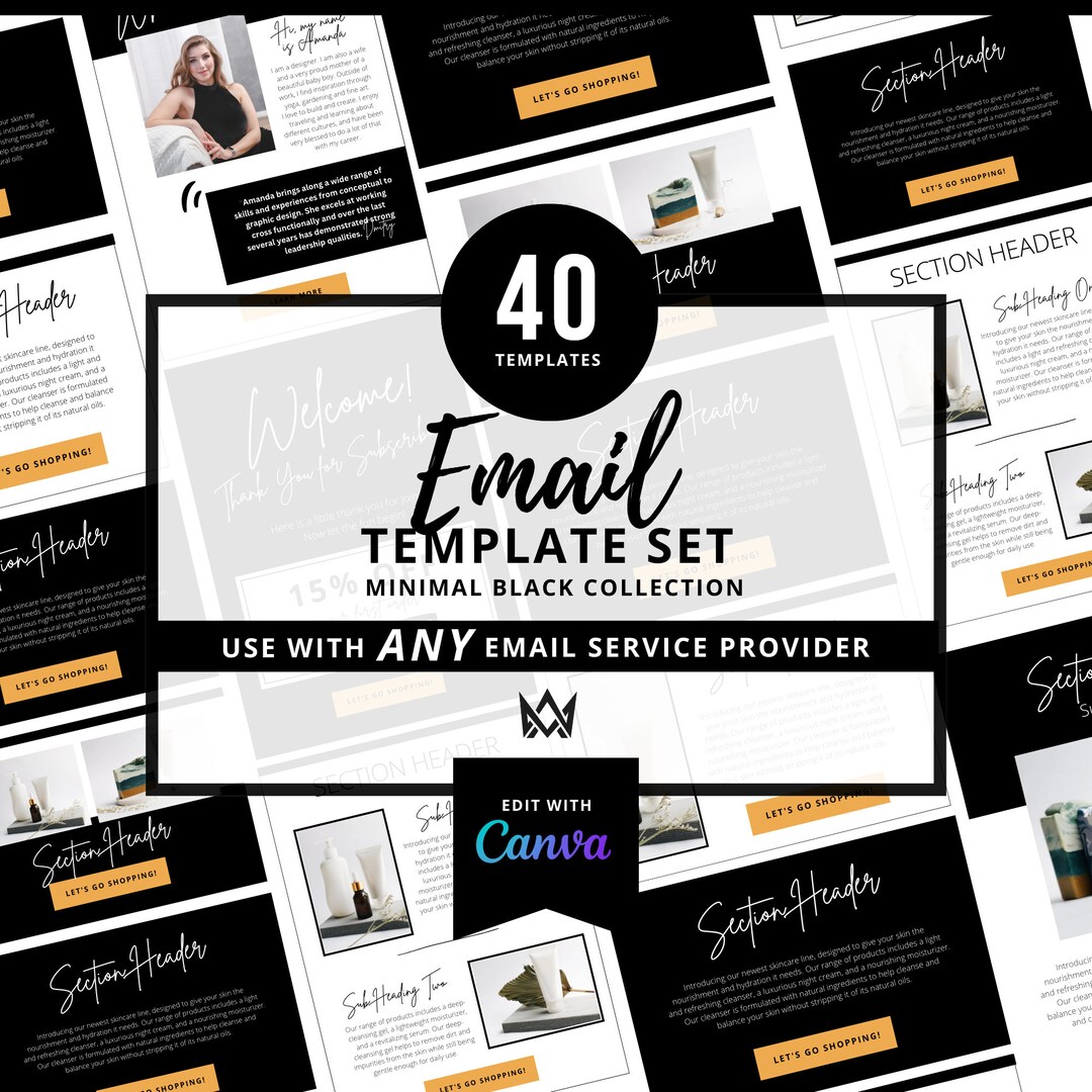 Canva Email Template Bundle Canva Template For Email Marketing Mail Chimp Flodesk Email Canva Email Template Bundle Canva Template For Email Marketing Mail Chimp Flodesk Email