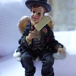 Boyds Bears and Friends - Tuxworth J Angelman 2E Shelf Sitter Figurine 2E/5530