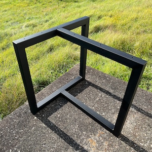 T Shape Table Legs Pair