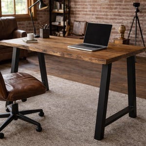 2" Tube Steel Furniture Leg: Heavy Duty Metal Table/Bench Leg