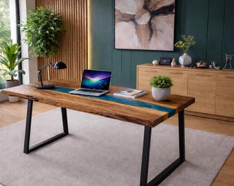 Trapezoid Metal Furniture Leg: Modern Rustic Steel Desk or Bench Leg