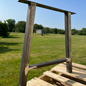 2&quot; Tube Steel Furniture Leg: Heavy Duty Metal Table/Bench Leg